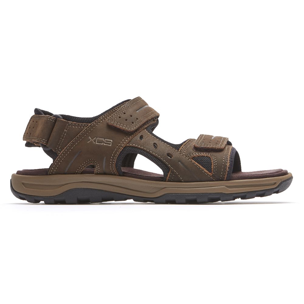 Rockport Canada Xcs Trail Technique Adjustable - Mens Sandals Brown (SYT721463)